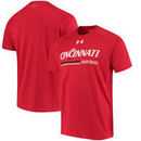 Cincinnati Bearcats Under Armour Football Sideline Tech Performance T-Shirt - Red