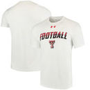 Texas Tech Red Raiders Under Armour Football Sideline Tech Performance T-Shirt - White