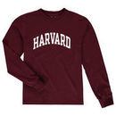 Harvard Crimson Champion Youth Basic Arch Long Sleeve T-Shirt - Crimson