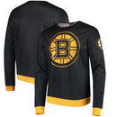 Boston Bruins Static Rain Printed Sweatshirt - Black