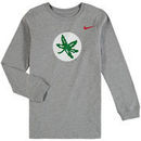 Ohio State Buckeyes Nike Youth Alternate Logo Long Sleeve T-Shirt - Heathered Gray