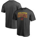 Central Michigan Chippewas Fanatics Branded Square Up T-Shirt - Heathered Charcoal