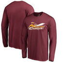 Canton Charge Fanatics Branded Primary Logo Big & Tall Long Sleeve T-Shirt - Garnet
