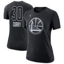 Stephen Curry Golden State Warriors Jordan Brand Women's 2018 All-Star Game Name & Number T-Shirt – Black