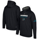 San Jose Sharks adidas Authentic Pro Player Pullover Hoodie – Black