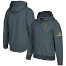 Vegas Golden Knights adidas Authentic Pro Squad ID Full-Zip Hooded Sweatshirt – Gray