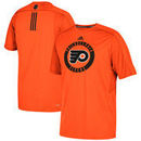 Philadelphia Flyers adidas Authentic Training climalite T-Shirt – Orange