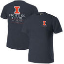 Illinois Fighting Illini Comfort Colors Mascot T-Shirt - Navy