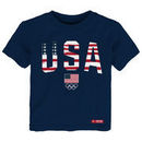Team USA Toddler Flag Wordmark T-Shirt - Navy