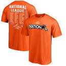National League Fanatics Branded 2017 MLB All-Star Game Roster T-Shirt - Orange