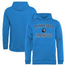 Minnesota Timberwolves Fanatics Branded Youth Victory Arch Pullover Hoodie - Blue