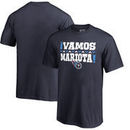 Marcus Mariota Tennessee Titans NFL Pro Line by Fanatics Branded Youth Vamos T-Shirt - Navy