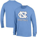 North Carolina Tar Heels Champion Basketball Drop Long Sleeve T-Shirt - Carolina Blue