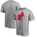 New England Revolution Fanatics Branded Burst T-Shirt - Heathered Gray