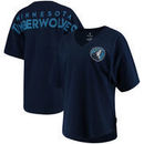 Minnesota Timberwolves Fanatics Branded Women's Baseline Spirit Jersey V-Neck T-Shirt – Blue