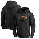 Minnesota Wild Fanatics Branded Midnight Mascot 2 Pullover Hoodie - Black