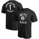 D'Angelo Russell Brooklyn Nets Fanatics Branded Round About Name & Number T-Shirt - Black