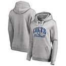 Indianapolis Colts NFL Pro Line by Fanatics Branded Women's Victory Script Pullover Hoodie - Heathered Gray