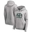 New York Jets NFL Pro Line by Fanatics Branded Women's Victory Script Pullover Hoodie - Heathered Gray