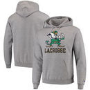 Notre Dame Fighting Irish Champion Lacrosse Drop Poweblend Pullover Hoodie – Gray