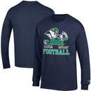 Notre Dame Fighting Irish Champion Football Drop Long Sleeve T-Shirt - Navy