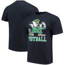 Notre Dame Fighting Irish Champion Football Drop T-Shirt - Navy