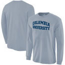 Columbia University Lions Fanatics Branded Basic Arch Long Sleeve Expansion T-Shirt - Light Blue