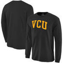 VCU Rams Fanatics Branded Basic Arch Long Sleeve Expansion T-Shirt - Black