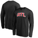 Atlanta Hawks Fanatics Branded Alternate Logo Long Sleeve T-Shirt - Black