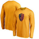 Cleveland Cavaliers Fanatics Branded Alternate Logo Long Sleeve T-Shirt - Gold
