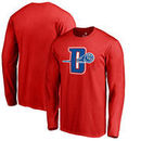 Detroit Pistons Fanatics Branded Alternate Logo Long Sleeve T-Shirt - Red