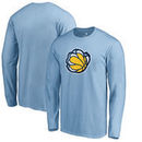 Memphis Grizzlies Fanatics Branded Alternate Logo Long Sleeve T-Shirt - Light Blue