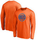 New York Knicks Fanatics Branded Alternate Logo Long Sleeve T-Shirt - Orange