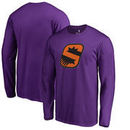 Phoenix Suns Fanatics Branded Alternate Logo Long Sleeve T-Shirt - Purple