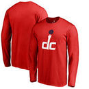 Washington Wizards Fanatics Branded Alternate Logo Long Sleeve T-Shirt - Red