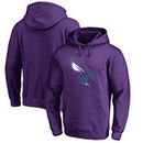 Charlotte Hornets Fanatics Branded Alternate Logo Pullover Hoodie - Purple