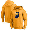 Indiana Pacers Fanatics Branded Alternate Logo Pullover Hoodie - Gold