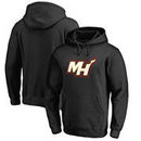 Miami Heat Fanatics Branded Alternate Logo Pullover Hoodie - Black