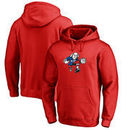 Philadelphia 76ers Fanatics Branded Alternate Logo Pullover Hoodie - Red