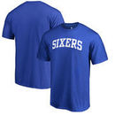 Philadelphia 76ers Fanatics Branded Primary Wordmark T-Shirt - Royal