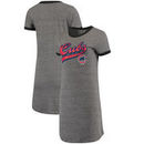 Chicago Cubs Fanatics Branded Women's Tri-Blend T-Shirt Dress - Heathered Gray
