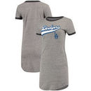 Los Angeles Dodgers Fanatics Branded Women's Tri-Blend T-Shirt Dress - Heathered Gray