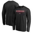 San Diego State Aztecs Fanatics Branded True Sport Football Long Sleeve T-Shirt - Black