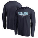 Villanova Wildcats Fanatics Branded True Sport Football Long Sleeve T-Shirt - Navy