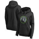Minnesota Timberwolves Fanatics Branded Women's Static Logo Pullover Hoodie - Black