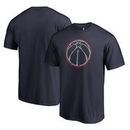 Washington Wizards Fanatics Branded Static Logo Big and Tall T-Shirt - Navy