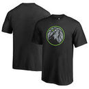 Minnesota Timberwolves Fanatics Branded Youth Static Logo T-Shirt - Black