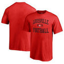 Louisville Cardinals Fanatics Branded Youth Neutral Zone T-Shirt - Red