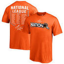 National League Fanatics Branded Youth 2017 MLB All Star Game Roster T-Shirt - Orange