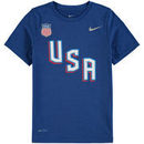 US Hockey Nike Youth 2018 Winter Olympics Legend Performance T-Shirt - Blue